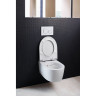 Комплект инсталляция GEBERIT DUOFIX 500.300.01.I с подвесным унитазом ICON с сиденьем микролифт и клавишей